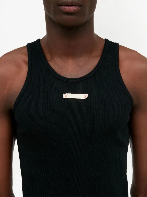 Maison Margiela Fancy Ribbed Tank Top - Farfetch