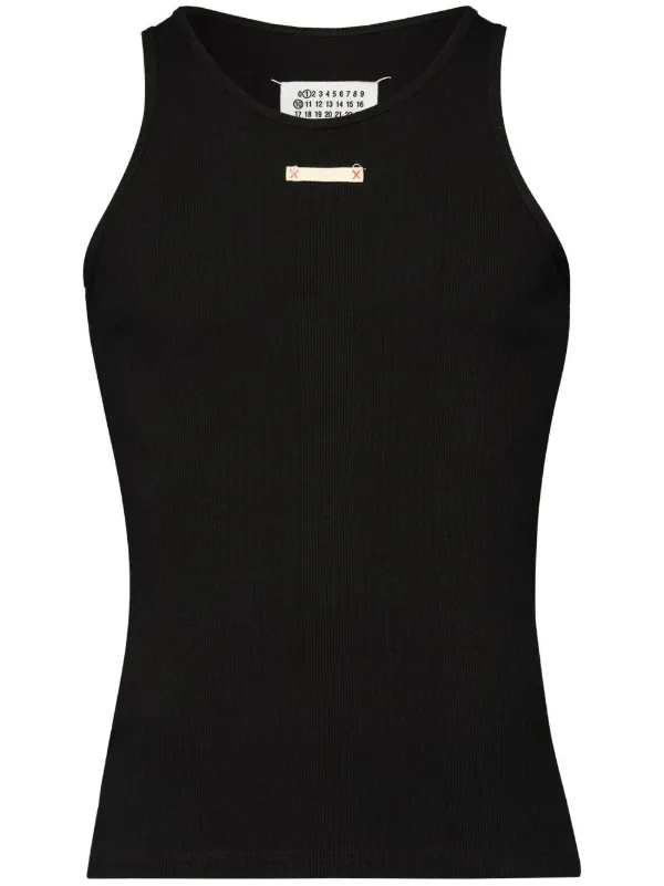 Maison Margiela Fancy Ribbed Tank Top - Farfetch 