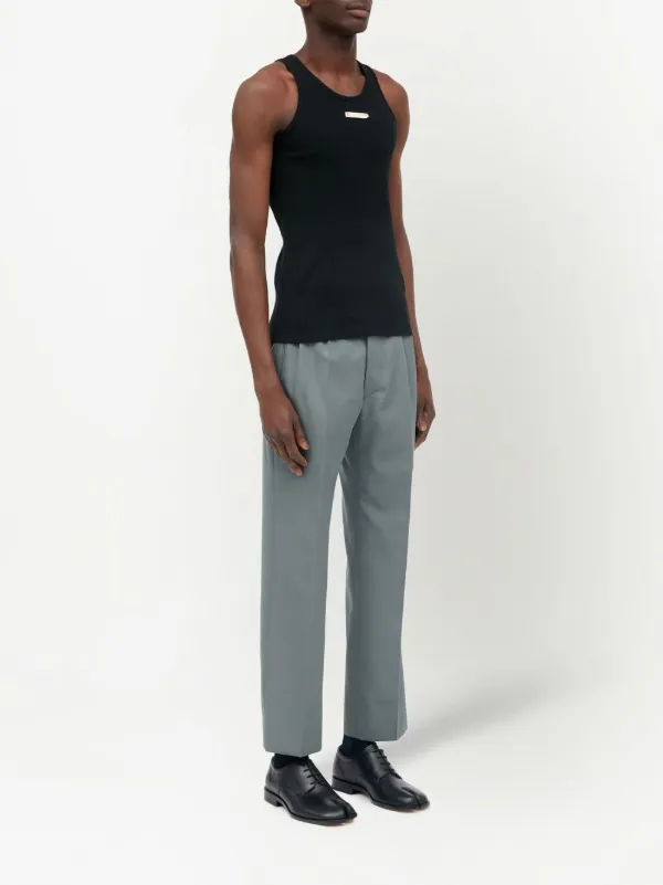 Maison Margiela Fancy Ribbed Tank Top - Farfetch