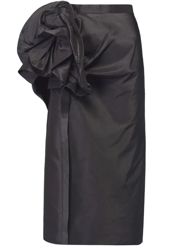 Maison Margiela ラッフルスカート Maison Margiela ラッフルスカート | ブラック | FARFETCH JP