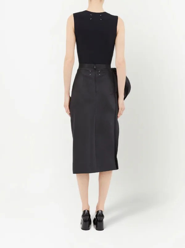 ★大人気商品★ ラッフルスカート Margiela Maison | JP FARFETCH | ブラック スカート