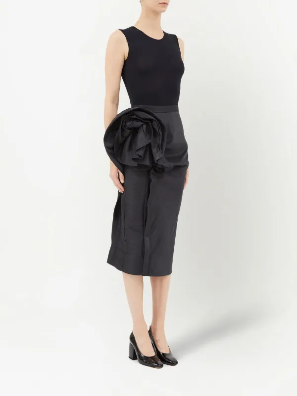 Maison Margiela ラッフルスカート Maison Margiela ラッフルスカート | ブラック | FARFETCH JP