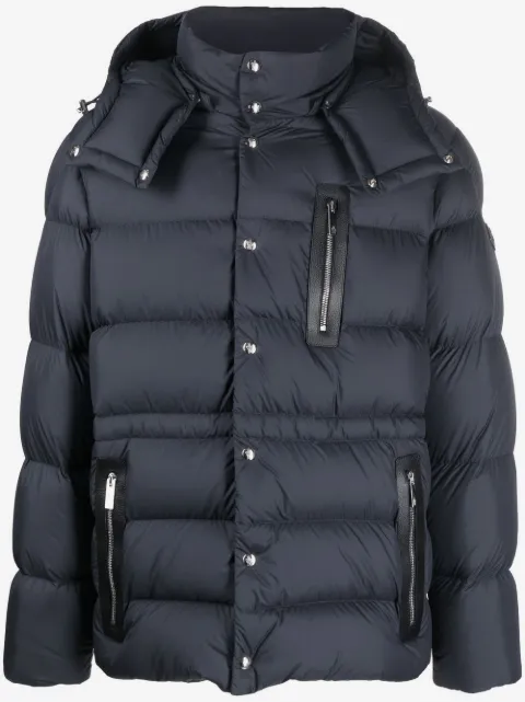 Moncler chamarra capitonada con capucha