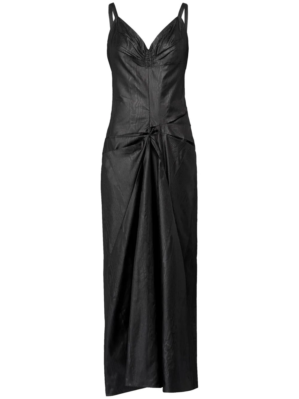 

Maison Margiela ruched midi dress - Black