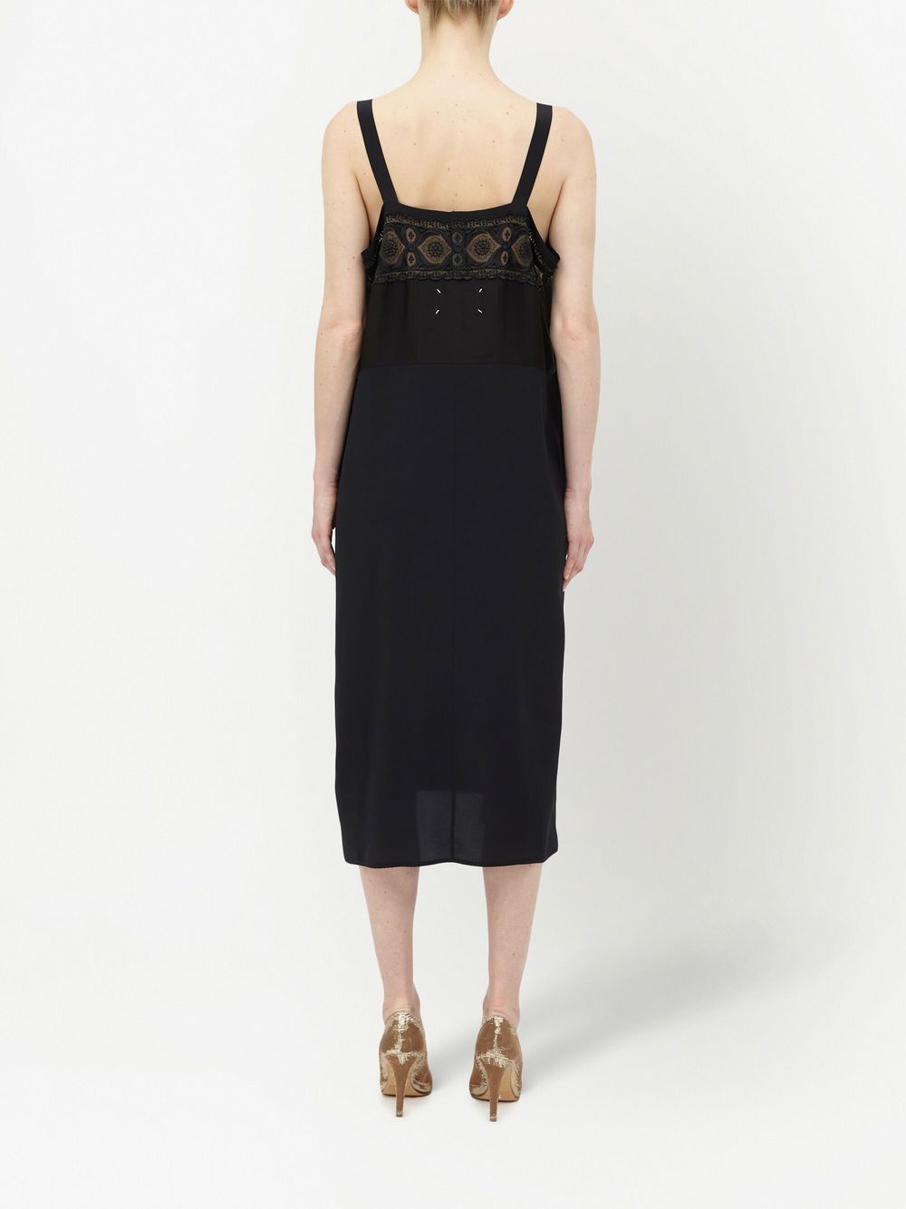 Maison Margiela embroidered midi dress Women