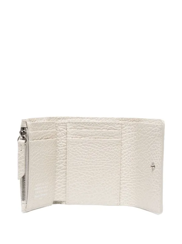 【関税＆送料込み】Maison Margiela Four Stitches Wallet Wit Maison Margiela four-stitch Leather Wallet | Neutrals | FARFETCH