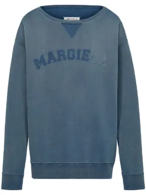 Blue on sale designer sweatshirt