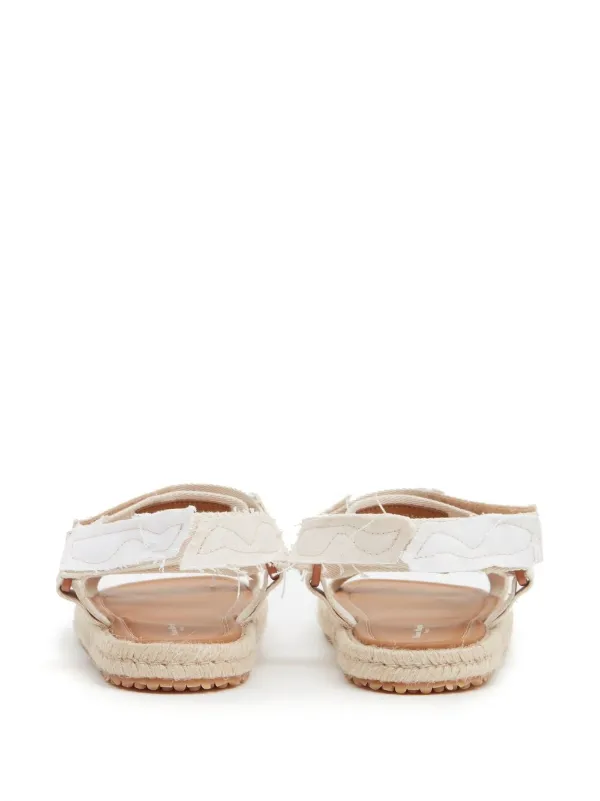 Maison Margiela Patchwork Hiking Sandals | White | FARFETCH