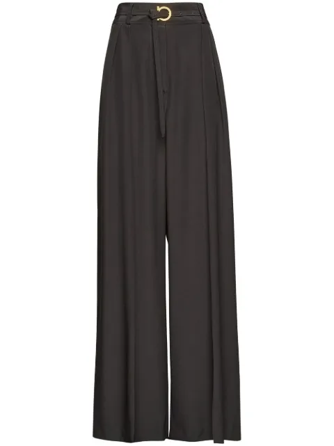 Ferragamo belted palazzo trousers