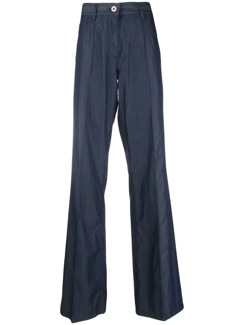 

Ferragamo high-rise flared trousers - Blue