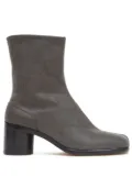 Maison Margiela Tabi 60mm leather ankle boots - Grey