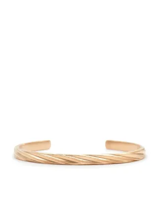【Maison Margiela】ゴールドプレーテッド タイムレスカフ Maison Margiela タイムレス カフブレスレット | ゴールドトーン