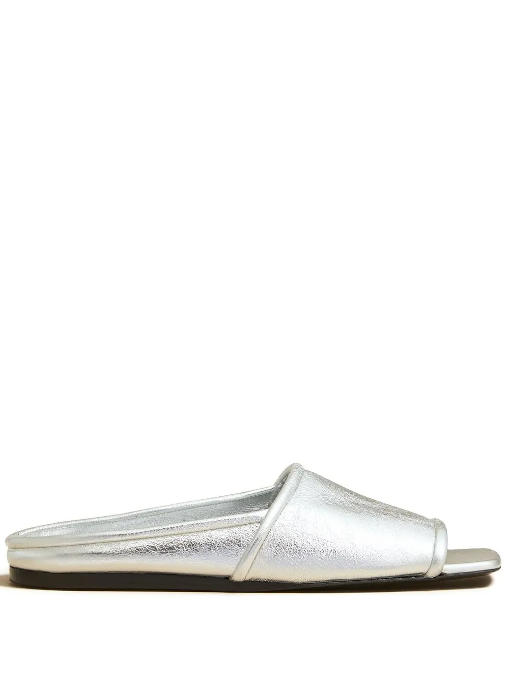 

KHAITE sandalias planas The Stagg - Plateado