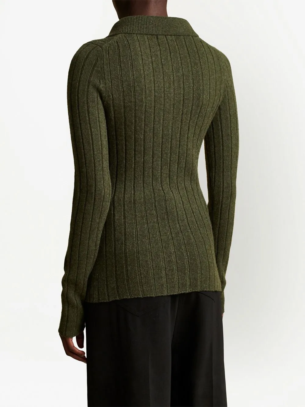 Shop Khaite The Hans Jumper In Green