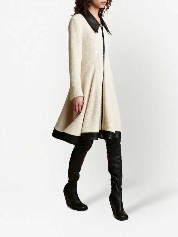 Flared hot sale coat dress