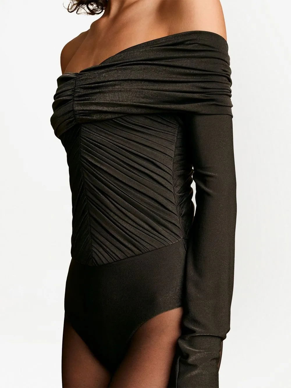 The Panza off-shoulder bodysuit