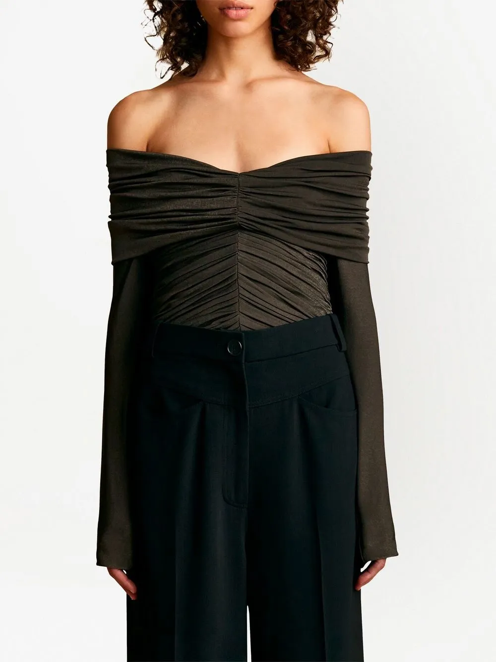 The Panza off-shoulder bodysuit
