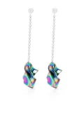 Sterling King Gelsey fold drop earrings - Multicolour