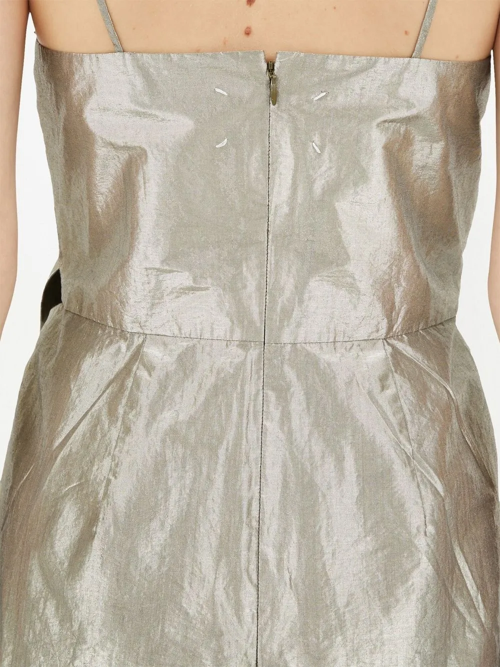 Maison Margiela bow-detail lurex midi dress | Image 6