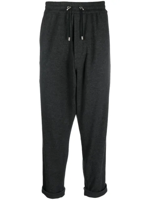 Balmain low-crotch drawstring-waist trousers