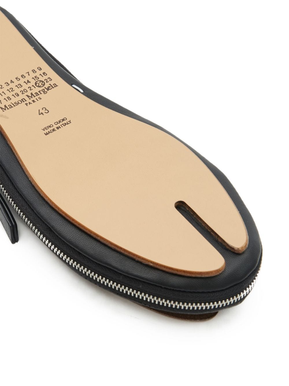 Maison Margiela Travel slippers met ronde neus Zwart