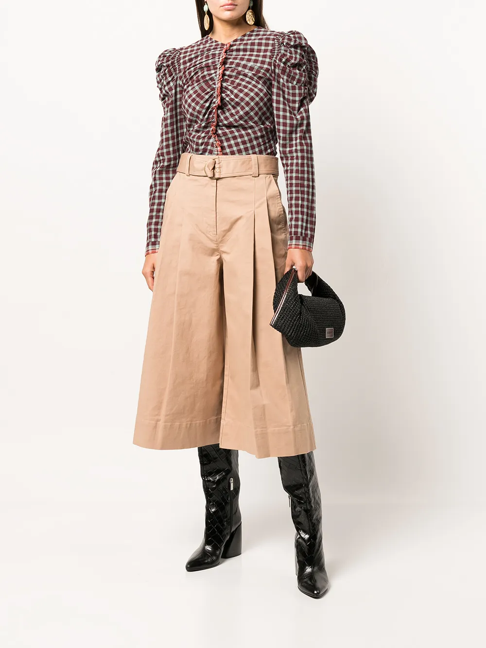 Ulla Johnson Culotte met wijde pijpen - Bruin