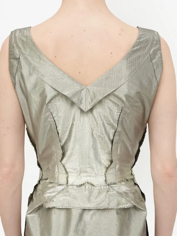 Maison Margiela Work-In-Progress Midi Dress | Silver | FARFETCH