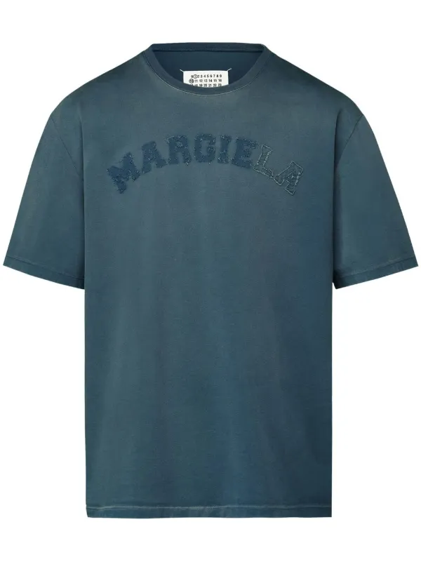 Maison Margiela logo-appliqué Jersey T-shirt - Farfetch