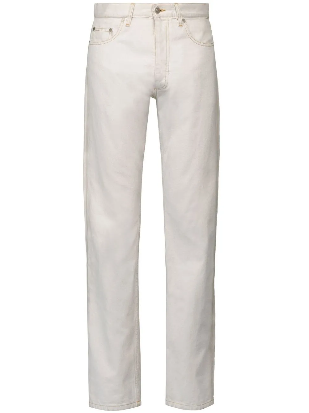 Maison Margiela Straight-leg Mid-rise Jeans In Neutrals