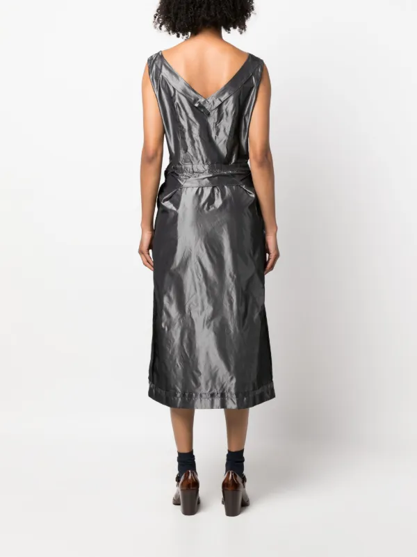 Maison Margiela inside-out Sleeveless Midi Dress | Grey Maison Margiela inside-out Sleeveless Midi Dress | Grey