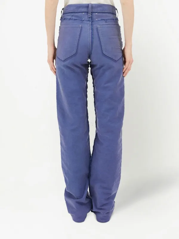 【関税＆送料込み】Maison Margiela Straight Leg Denim Cloth Maison Margiela contrast-pocket straight-leg Jeans | Blue