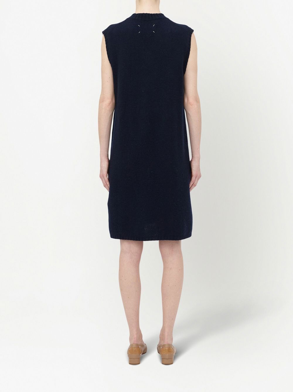 Maison Margiela V-neck knitted minidress Women