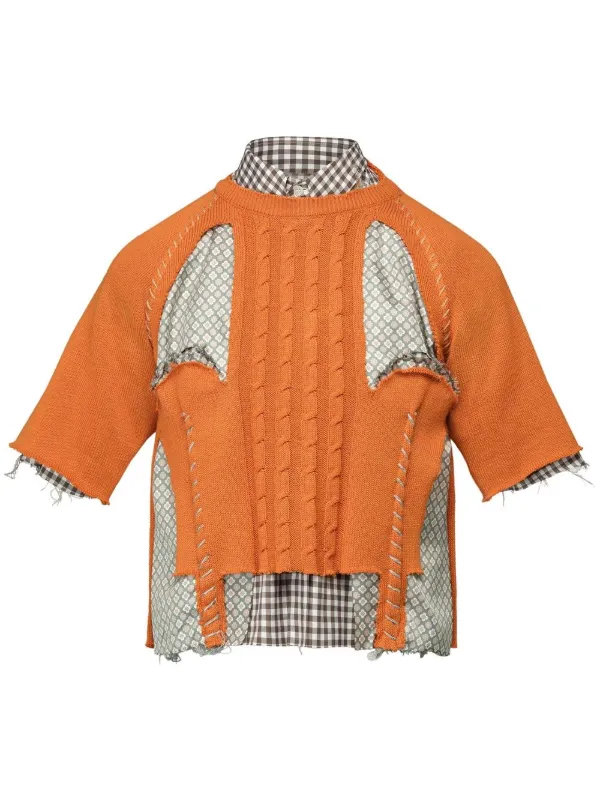 Maison Margiela ケーブルニット パネルトップ - Farfetch