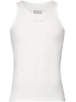 Maison Margiela Fancy Ribbed Tank Top - Farfetch