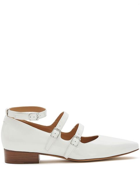 Maison Margiela buckled ballerina shoes