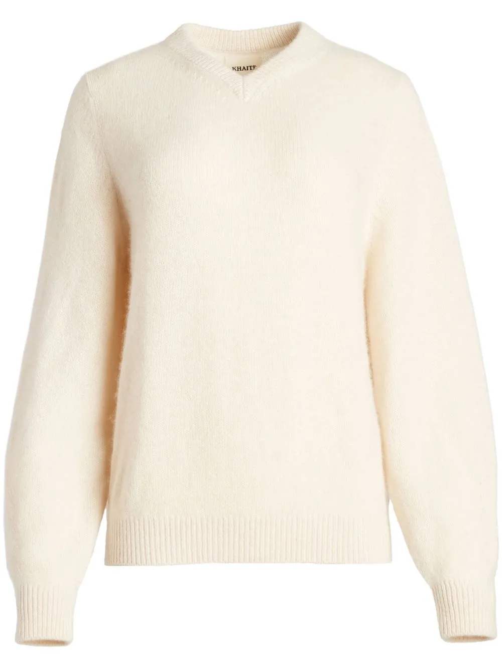 

KHAITE The Waverly cashmere jumper - Neutrals