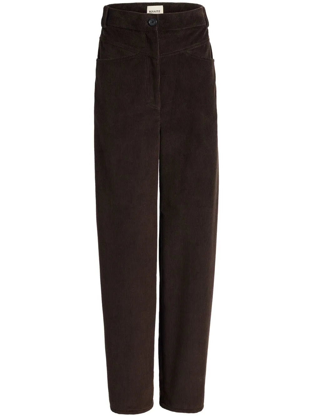 

KHAITE The Preen corduroy trousers - Brown