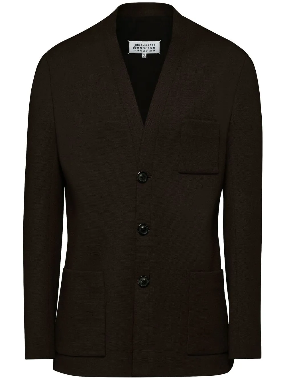 

Maison Margiela V-neck cardigan jacket - Brown