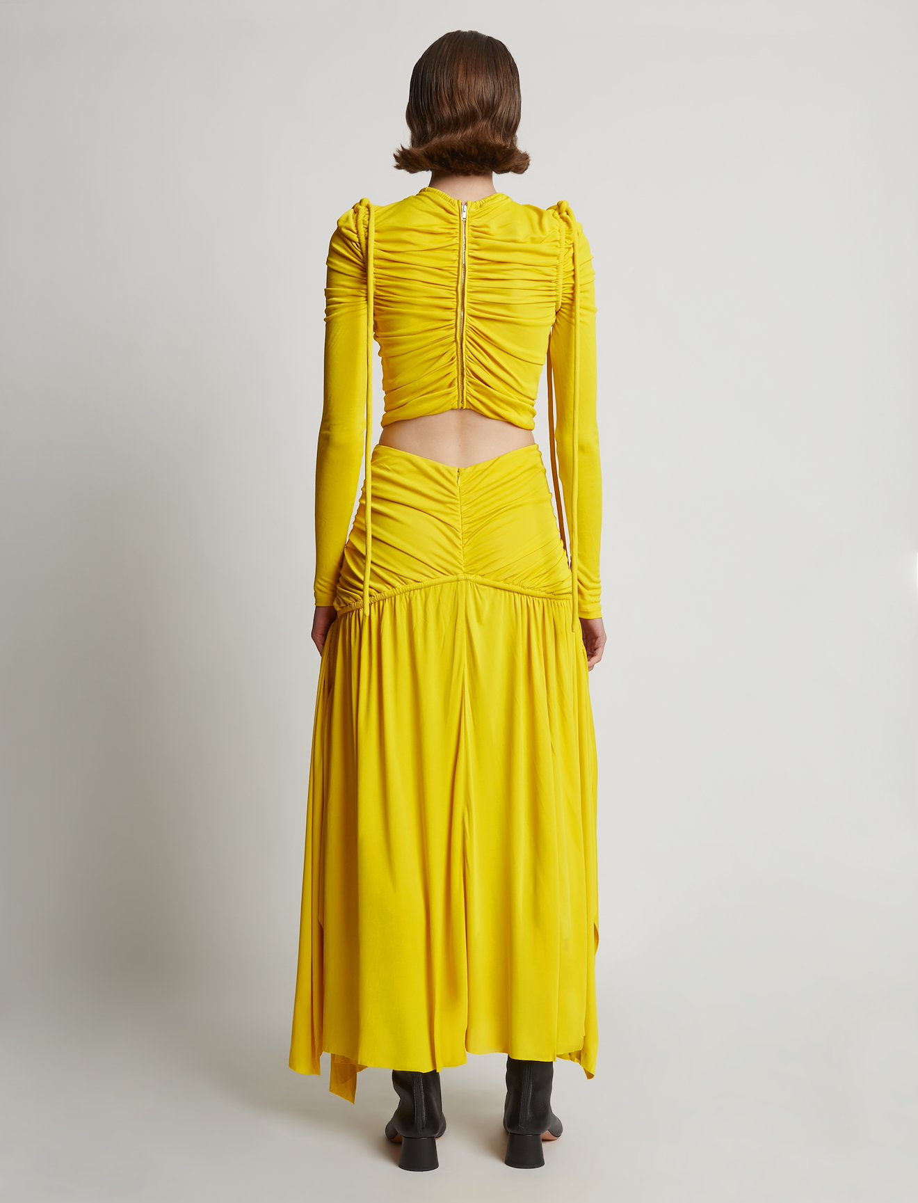 Viscose Jersey Cinched Cut Out Dress #2