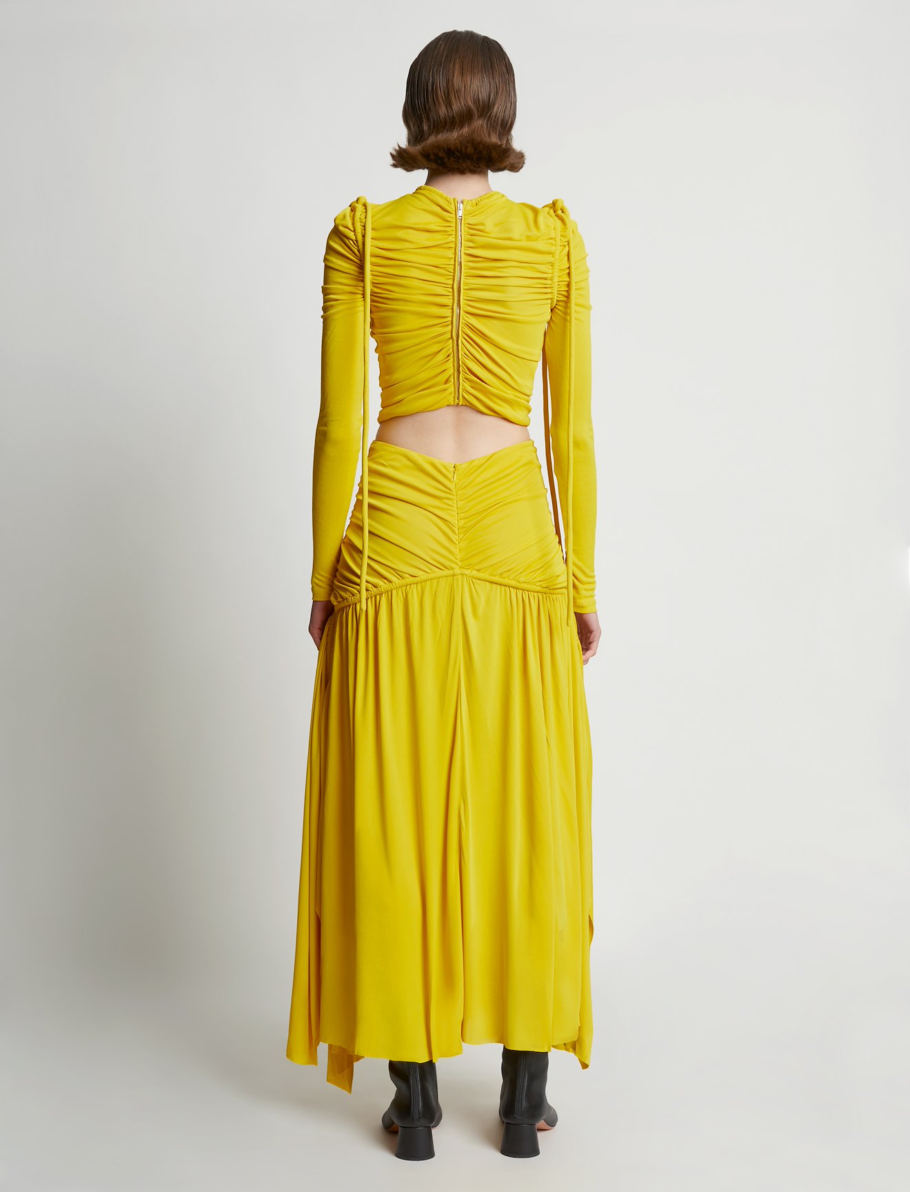 Viscose Jersey Cinched Cut Out Dress #4
