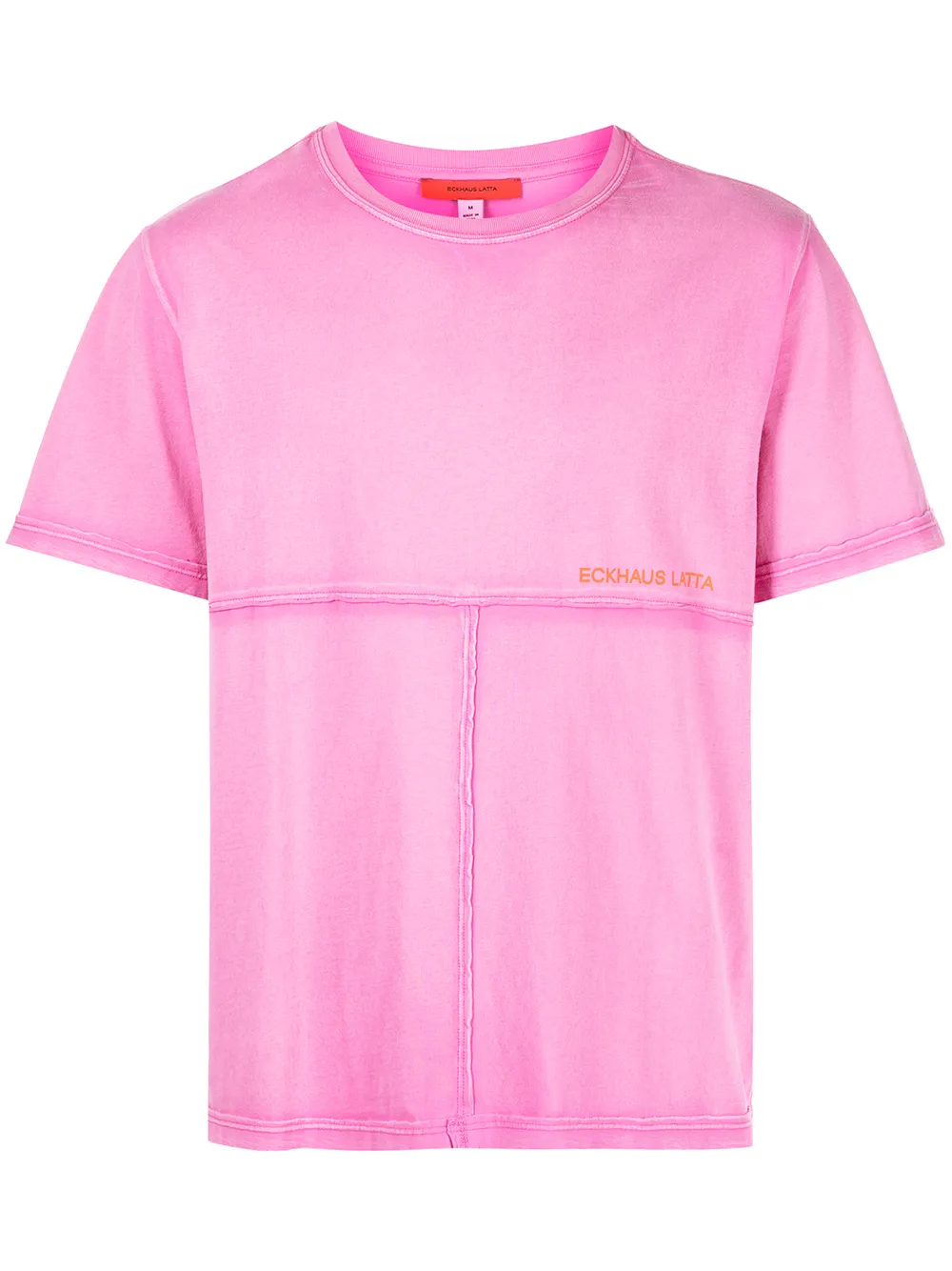 

Eckhaus Latta playera Lapped - Rosado