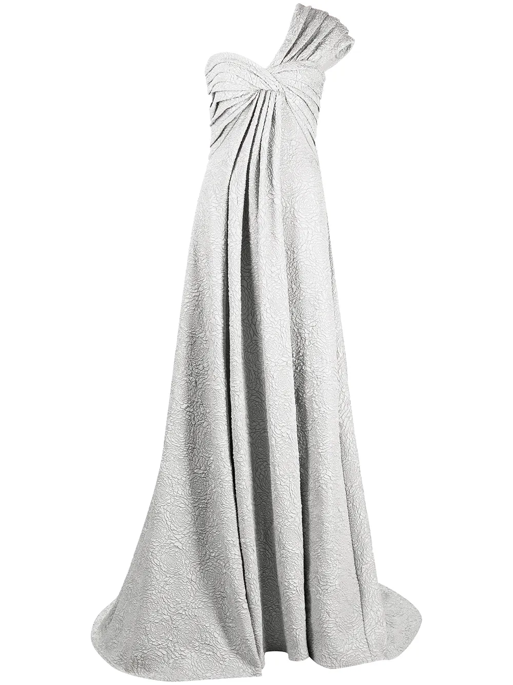 

Tadashi Shoji vestido de fiesta Lucetta drapeado - Gris