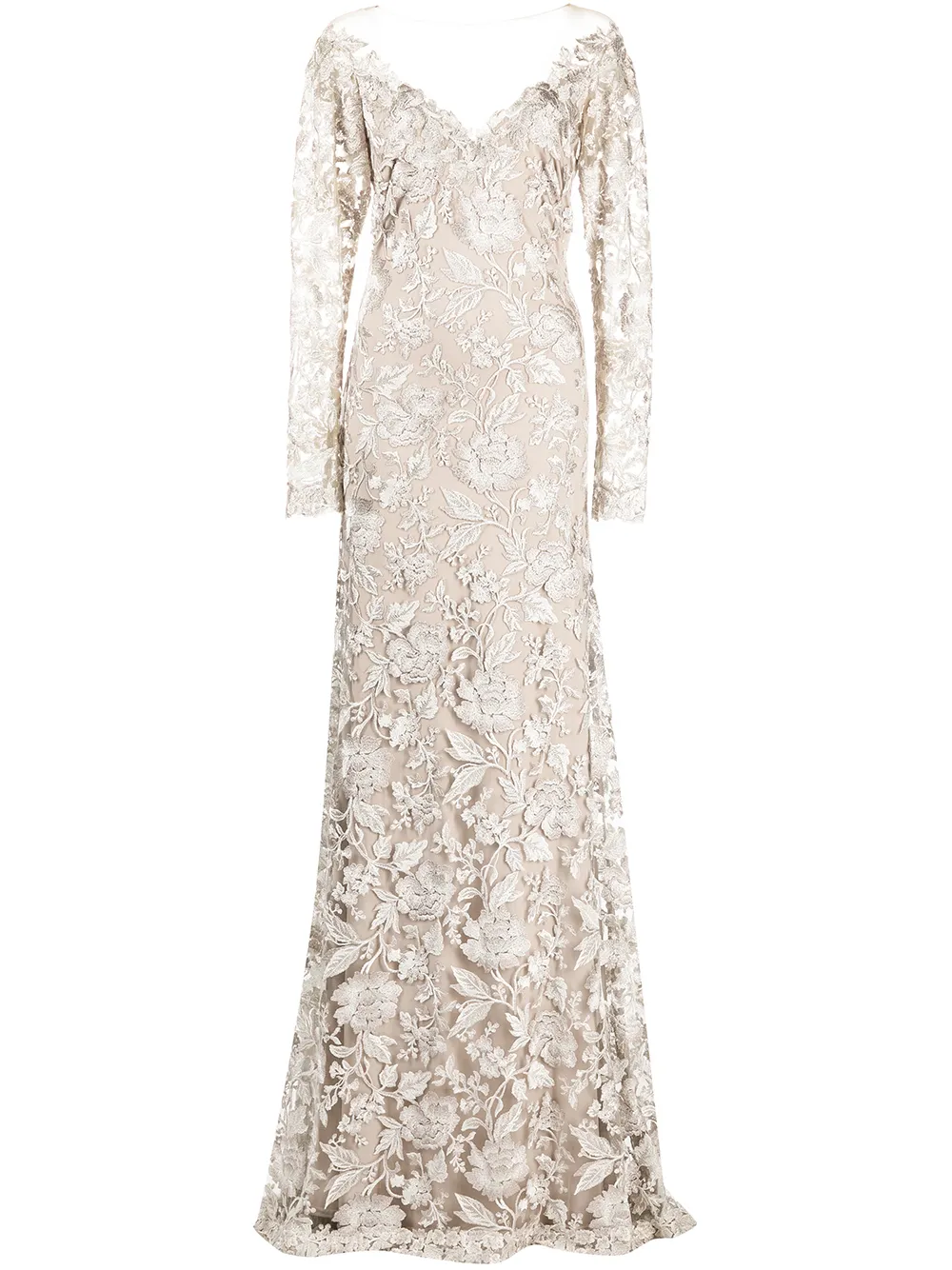 

Tadashi Shoji vestido de fiesta Madlen - Gris