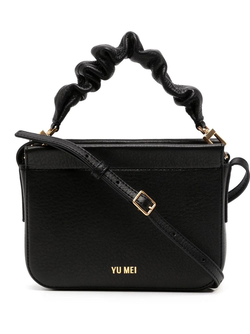 

Yu Mei tote con logo en relieve mini - Negro