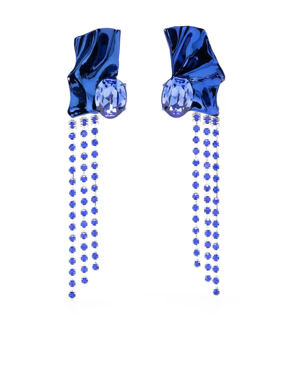 

Sterling King aretes Kiki con cristales - Azul