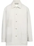 Maison Margiela Selvedge denim shirt jacket - White