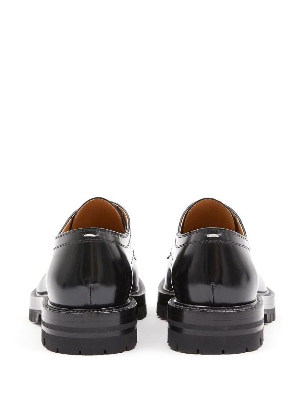 Maison Margiela Tabi Leather Derby Shoes - Farfetch