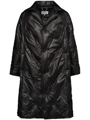 Maison Margiela Padded Trench Coat Farfetch