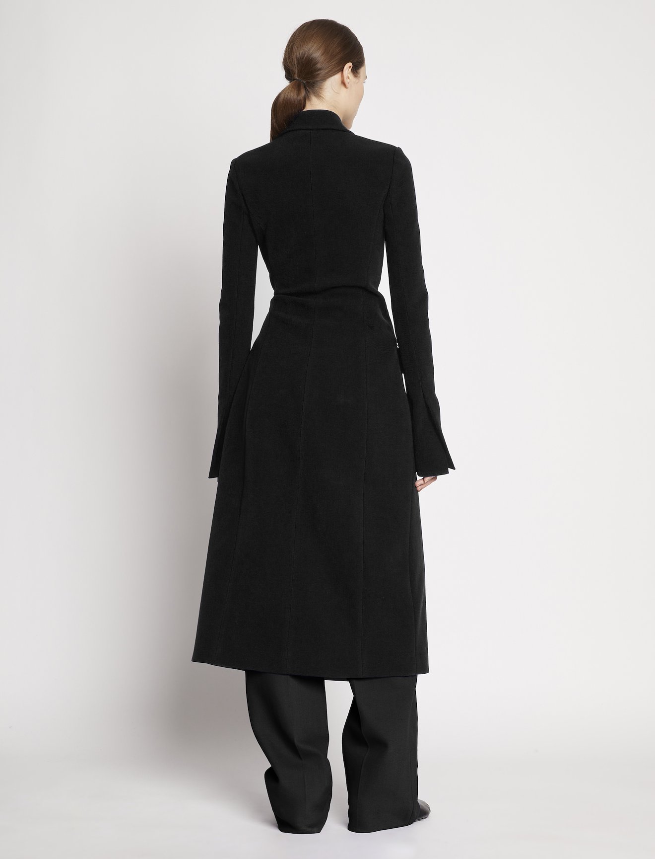 Bi-Stretch Crepe Wrap Coat #2