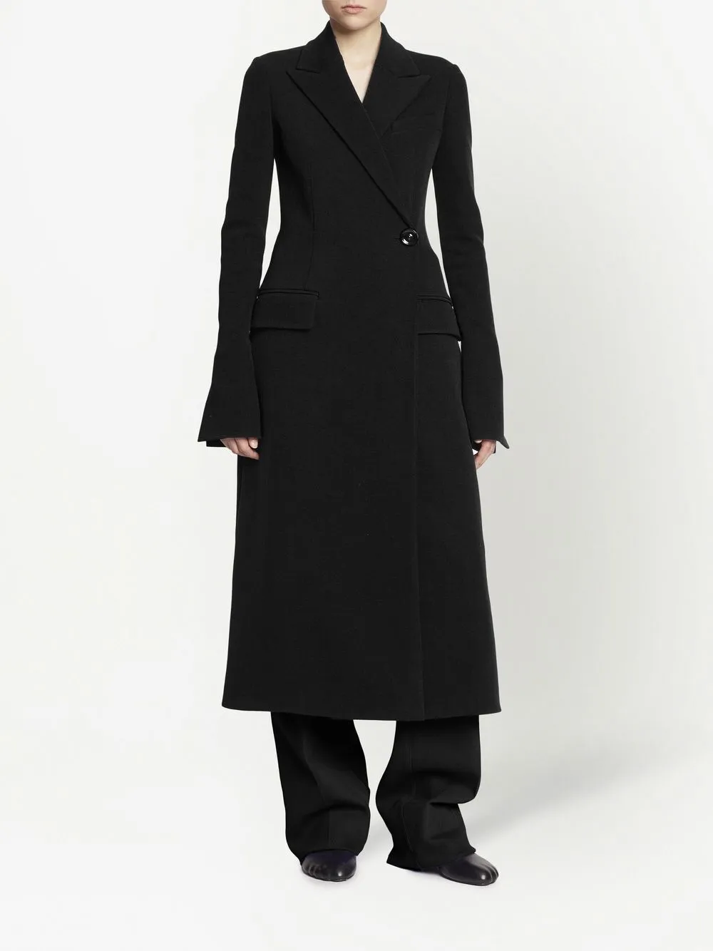 Proenza Schouler  Bi-Stretch wrap coat | Single Breasted Coats | Image 2